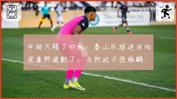 中超只踢了四轮,泰山队球迷该向崔康熙道歉了,当然这不怪韩鹏